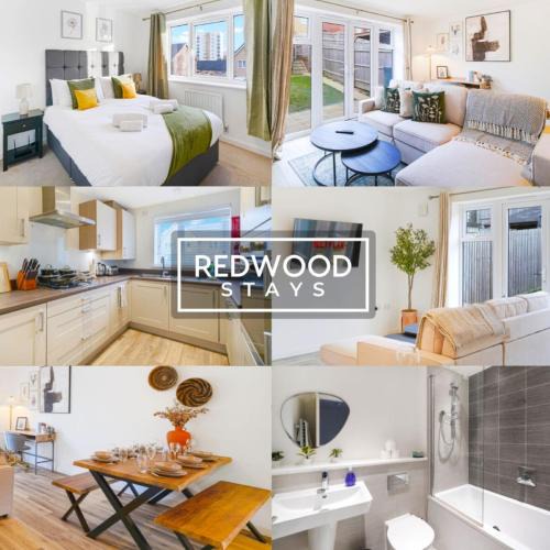 Sherborne St. John House | SPACIOUS AND COSY 3 BEDROOM 2 BATHROOM SERVICED HOUSE WITH FREE WiFi AND FREE PARKING FOR 2 CARS, NEXT TO BASINGSTOKE HOSPITAL AND PERFECT FOR BUSINESS STAYS, FAMILIES, RELOCATIONS, EXTENDED STAYS, AND EMERGENCY ACCOMMODATION by REDWOOD STAYS