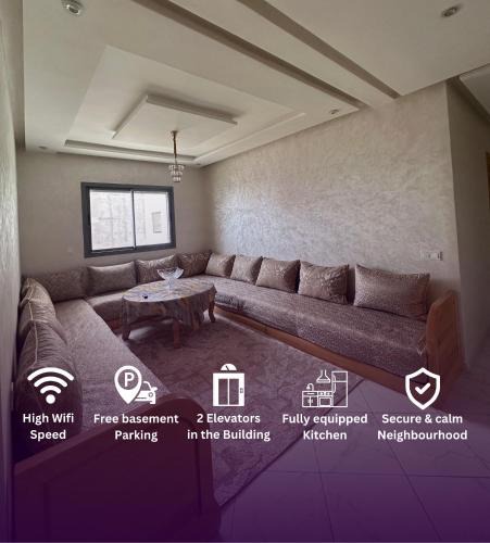 Hay El Farah Apartment | Spacious Apartment in heart of Agadir