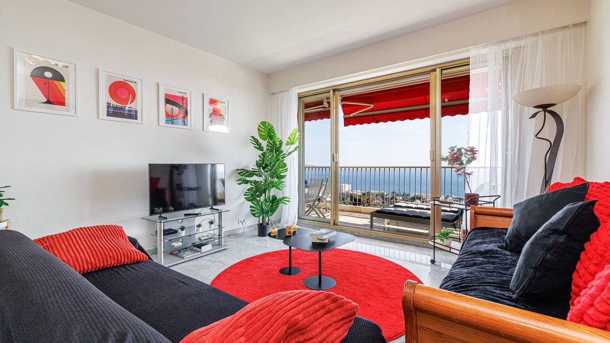 Saint Antoine Apartment | Spacious apt 1 bedroom with terrace - Magnificent clear seaview