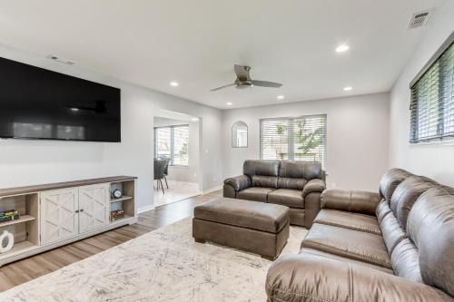 Rogers House | Spacious Arkansas Retreat with Deck, Hot Tub and Grill