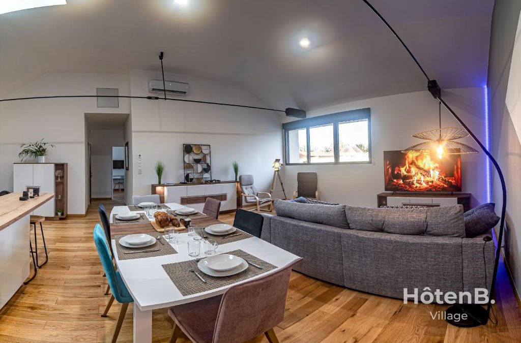 Feytiat Apartment | Spacious Cocoon with AC and PARKING At the Heart of Feytiat Limoges