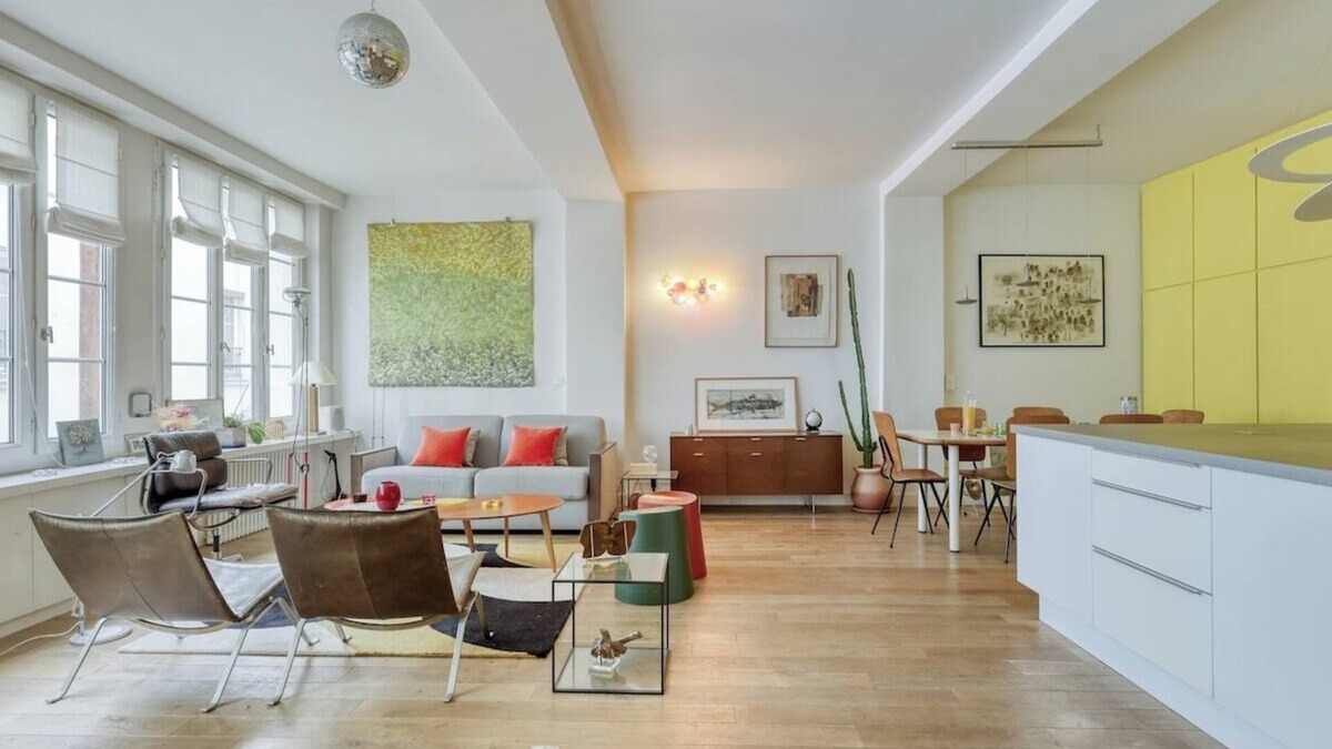 Bercy Apartment | Spacious & colorful flat near Bastille - Paris 12