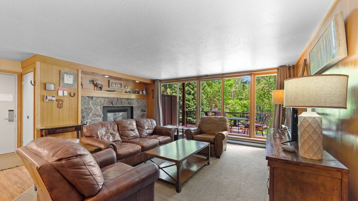 Keystone Condo | Spacious Condo w/Great Alpine Views from Private Balcony w/Gas Fireplace!
