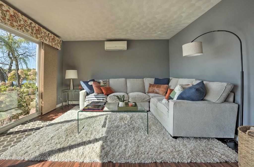 Delton House | Spacious Delton Home with Fire Pit and Lake Views