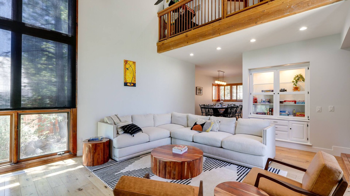 Swiss Manor House | Spacious Flagstaff Home w/Hot Tub & Fire Pit!