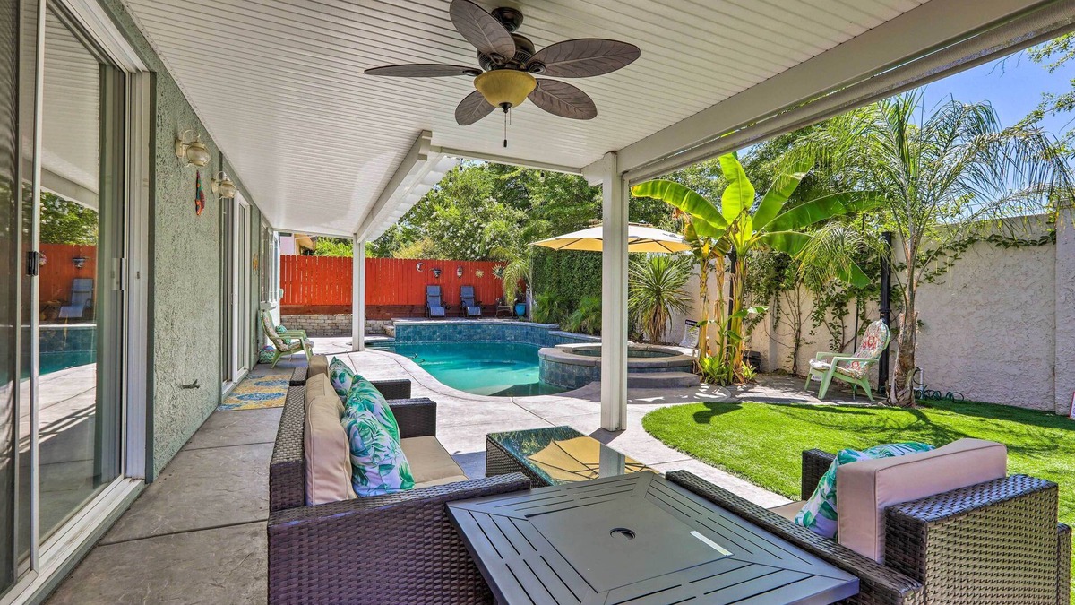 Folsom House | Spacious Folsom Getaway w/Pool & Hot Tub!