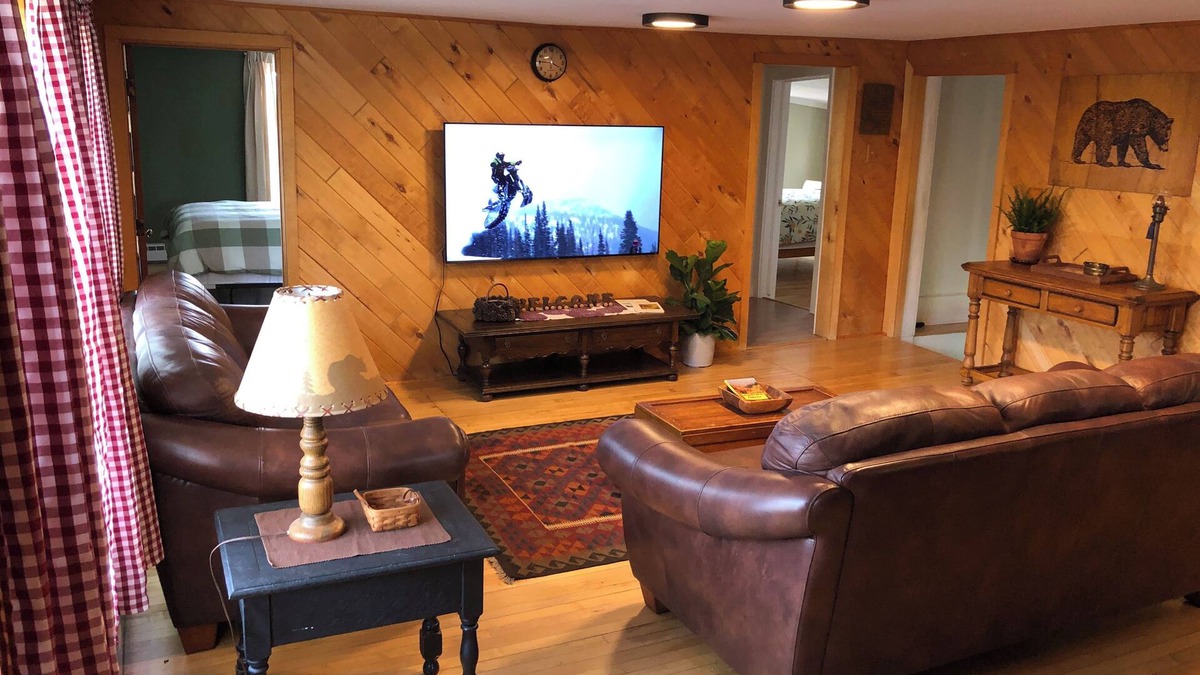 Calumet House | Spacious home with charming lodge feel – In town, one block from trails!
