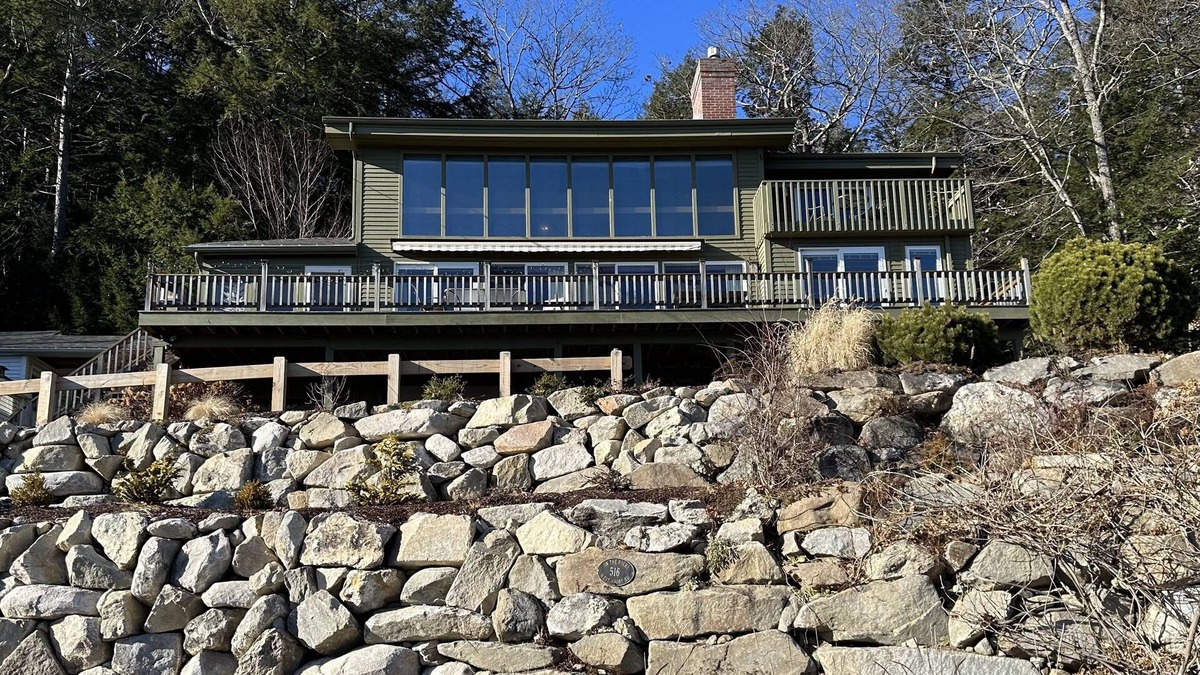 Hebron House | Spacious Lake Home & Ski Retreat - game room, large decks, and gathering space!