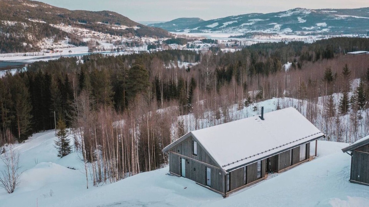 Krodsherad House | Spacious lodge with sauna, ski centre