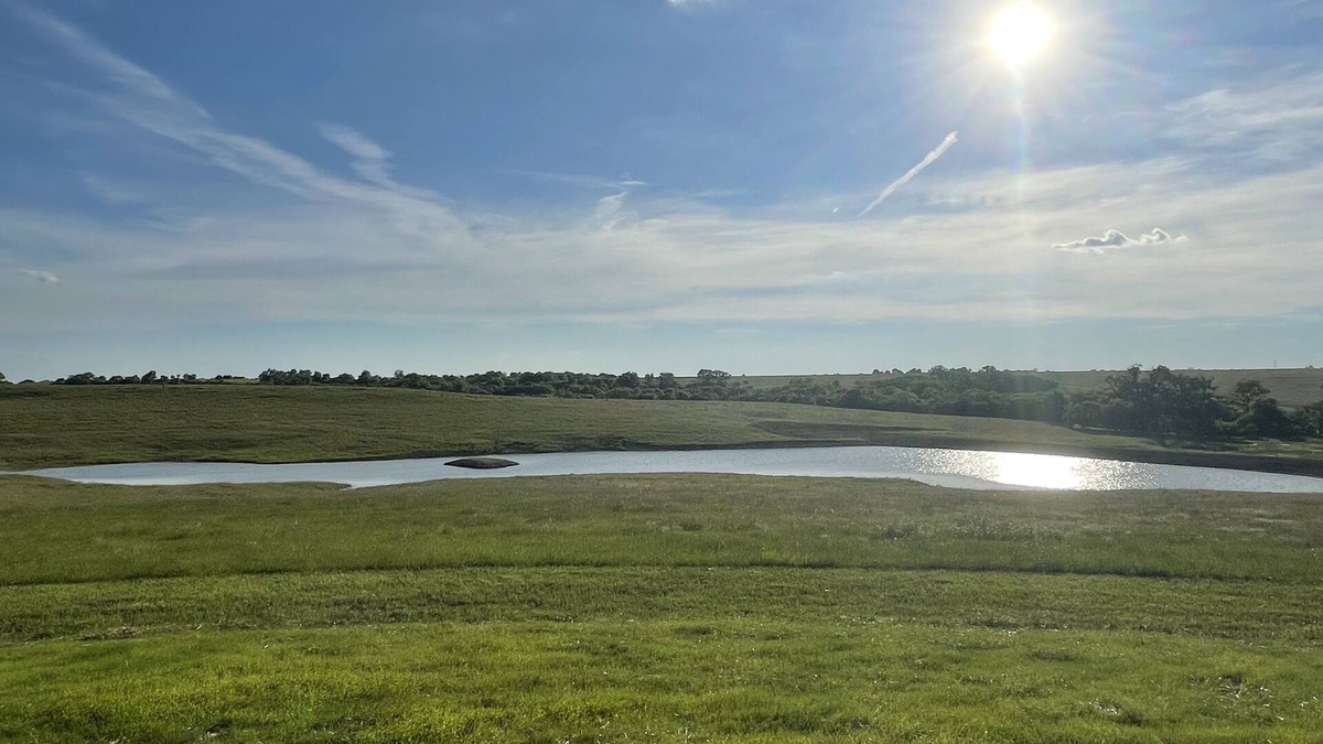 Clay County Cabin | Spacious lodge with fishing pond.