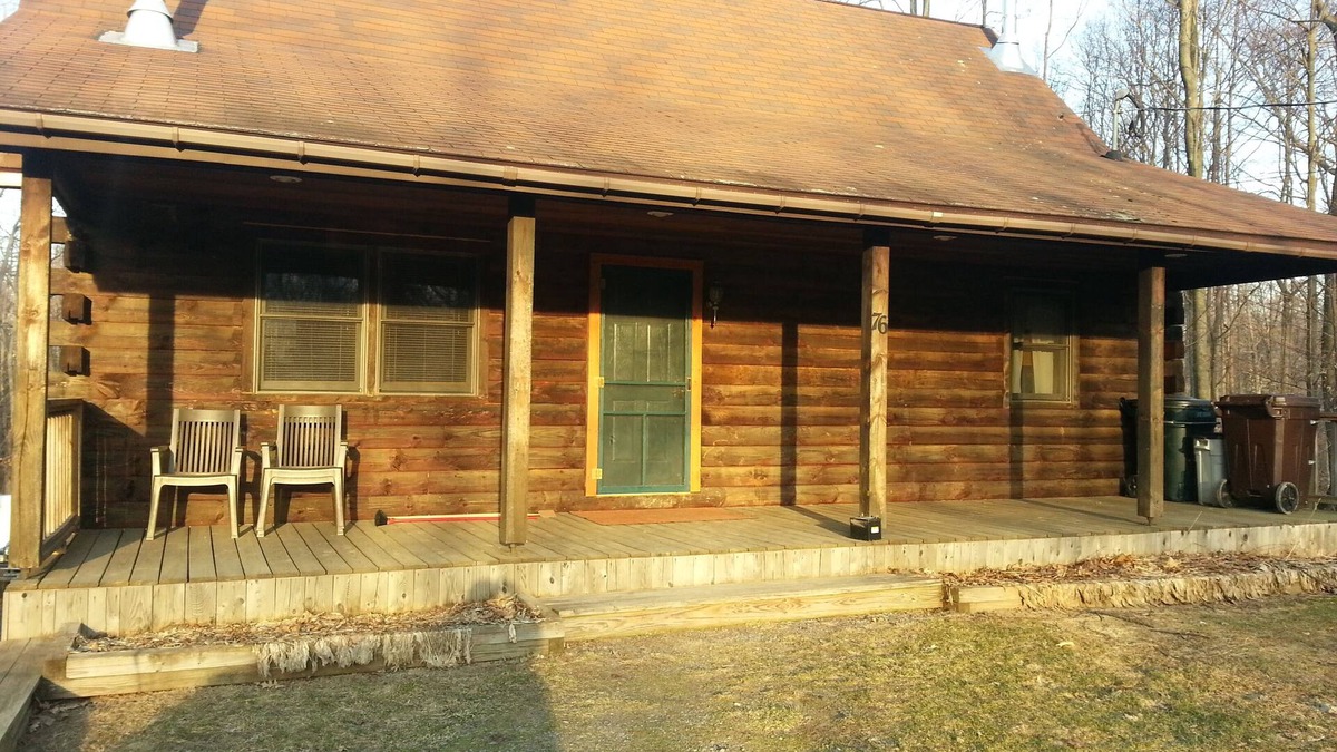 Maple View Cabin | Spacious Log Cabin located between the famous Salmon and Oswego Rivers