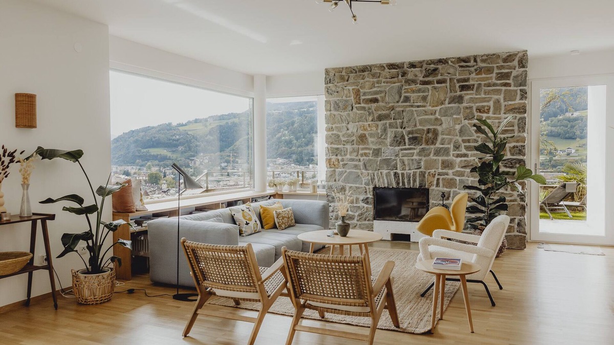 Bressanone Villa | Spacious mid-century style villa with views over Bressanone and private hot tub