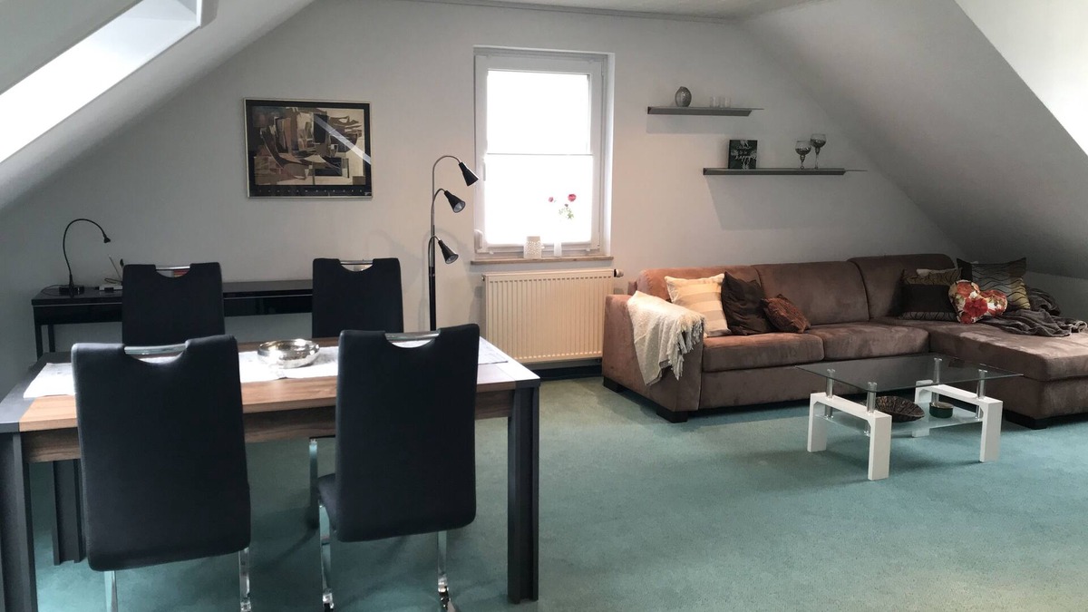 Rottingen Apartment | Spacious, modern vacation apartment (53 sqm) in a quiet location with panoramic views over the Tauber Valley