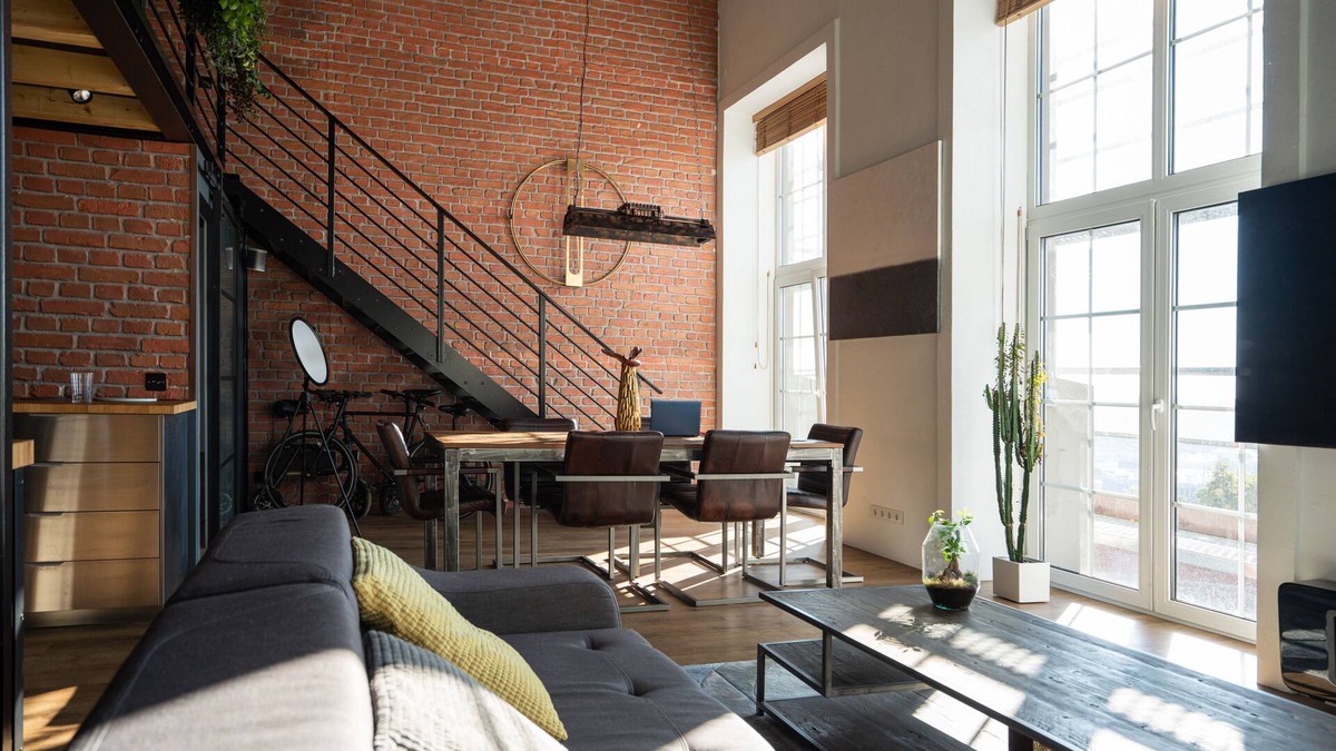 Kaunas Apartment | Spacious NY Style Uptown Loft with Panoramic View