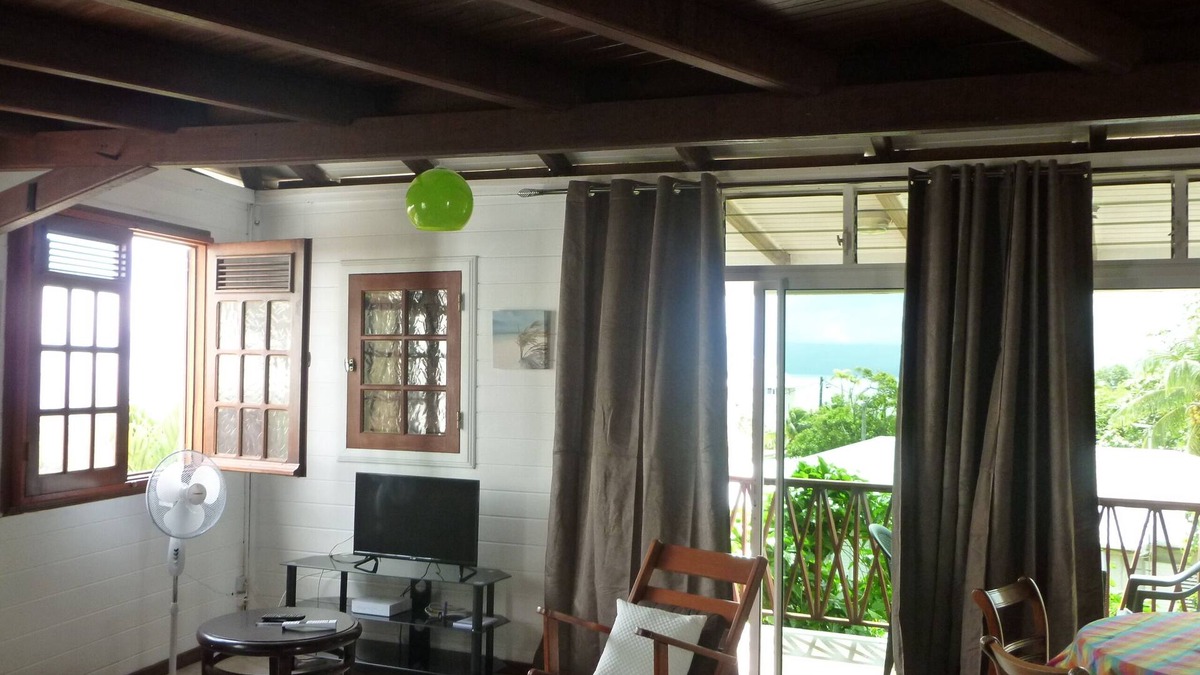 L'Houezel House | Spacious sea view loft, up to 6 people. Dampierre, Gosier