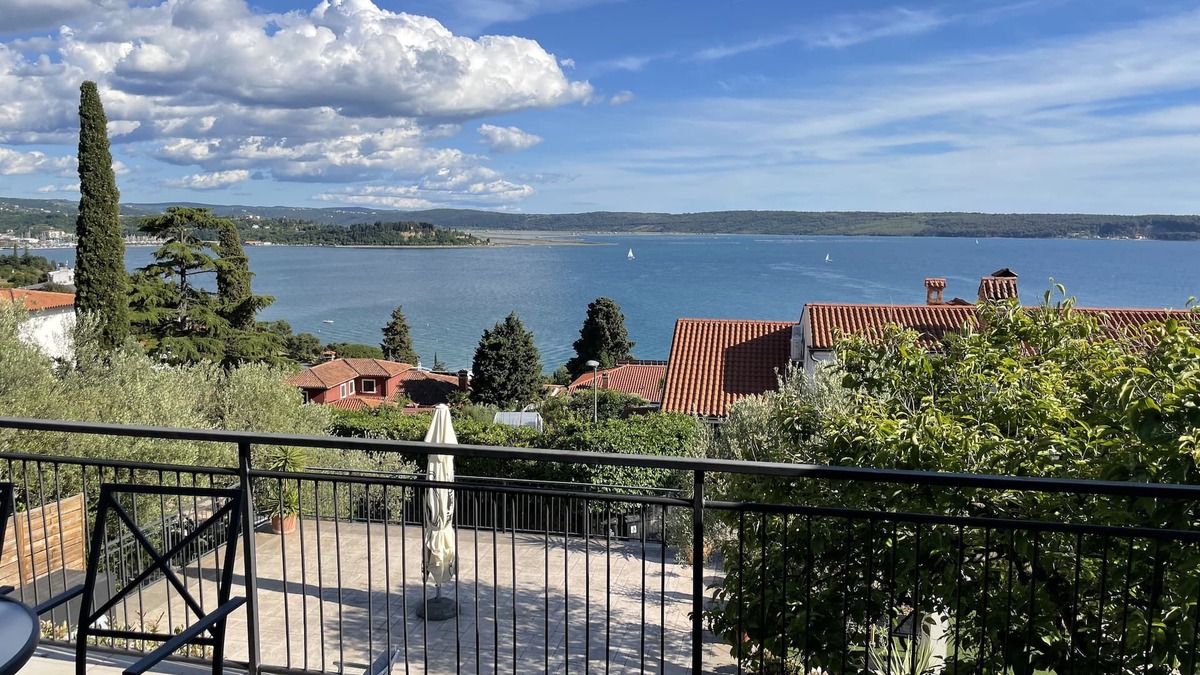 Piran Apartment | Spacious Sea View Terrace Apartment