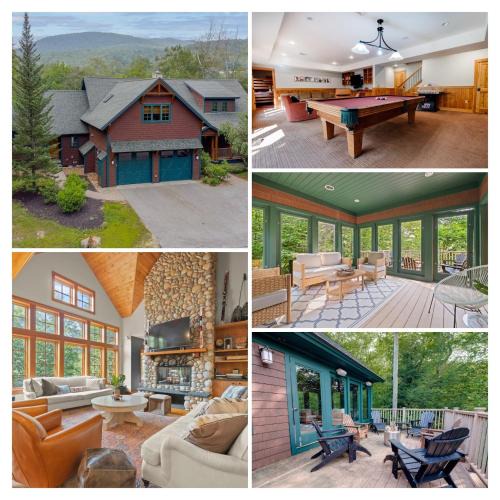 Lincoln House | Spacious Ski Haven Pool Table Grand Fireplace!