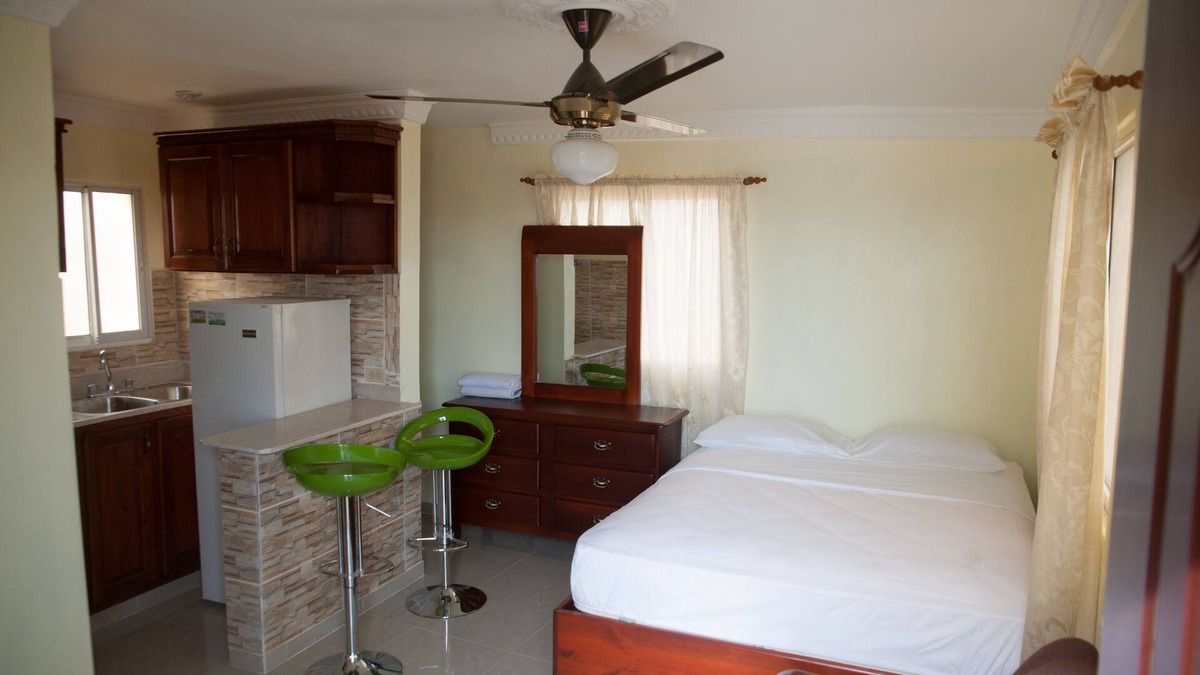 Corales del Sur Apartment | Spacious Studio, Kitchennette Balcony City View - Close to Las Americas Airport