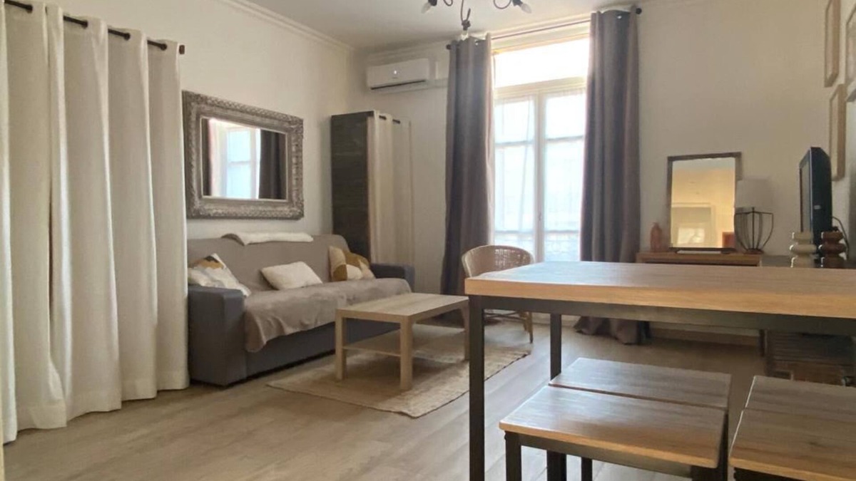 Menton Apartment | Spacious studio, ideally located