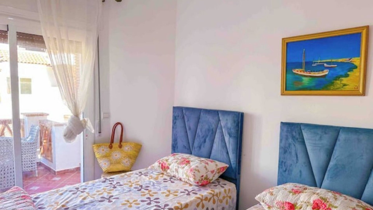 Oued Laou Apartment | Spacious terrace, pool and access to the sea.