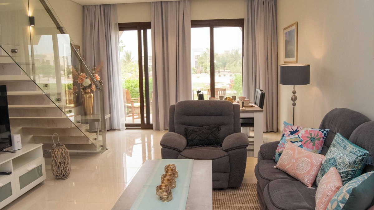 Salalah House | Spacious townhome with lagoon view with all amenities.