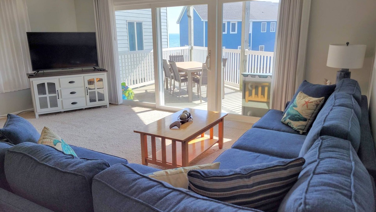 Indian Beach Condo | Spacious, Two Bedroom Condo at the Center of the Crystal Coast