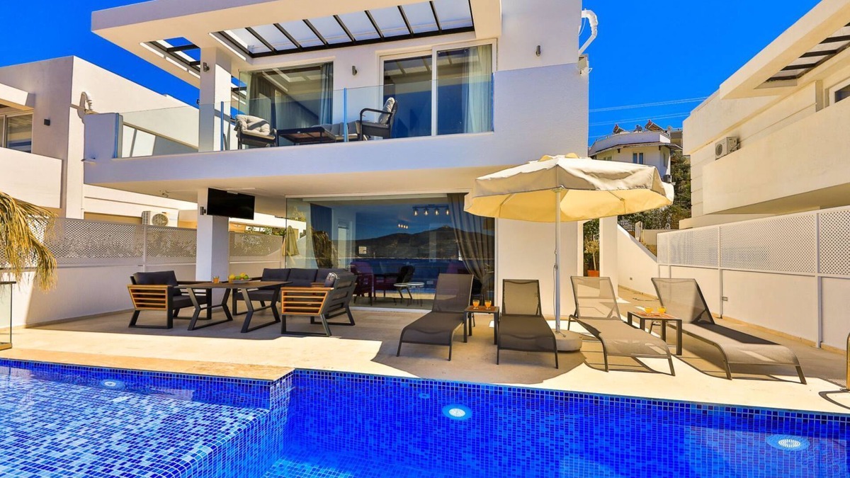 Kalkan Villa | Spacious Villa for 8, 200 Metres From the Sea, in Kishla, Kalkan
