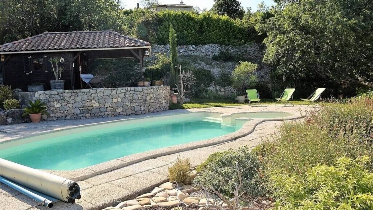 Chauzon Villa | Spacious villa with pool, garden and jacuzzi