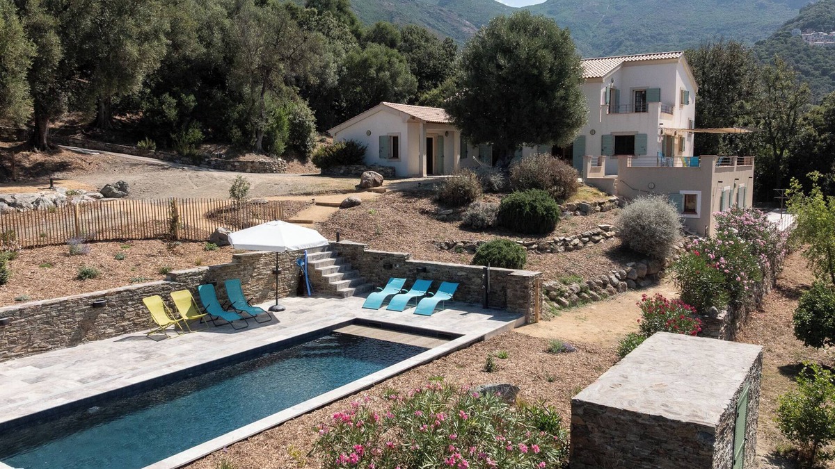 Farinole Villa | Spacious villa with sea view, swimming pool and pétanque court, close to beaches
