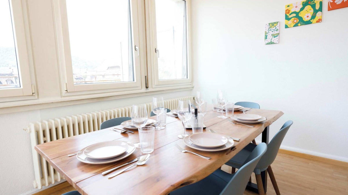 Sihlfeld Apartment | Spacious Zurich Apt, Huge Terrace & Views