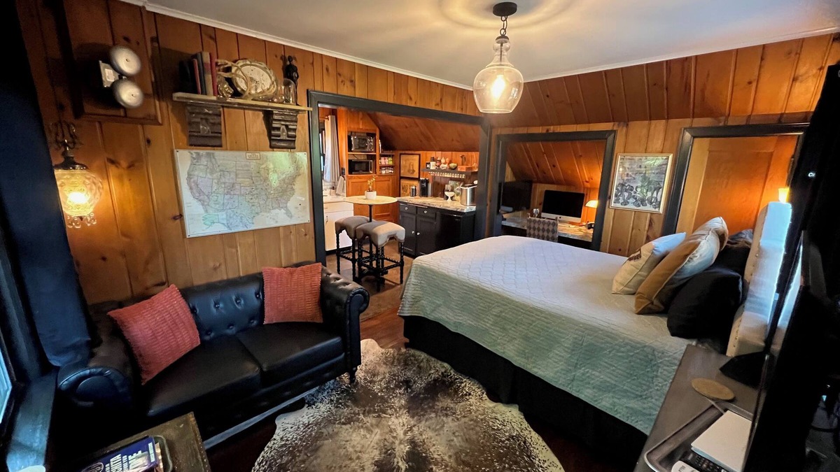 College Hill Apartment | Speakeasy-Inspired Carriage House in Charming College Hill Neighborhood