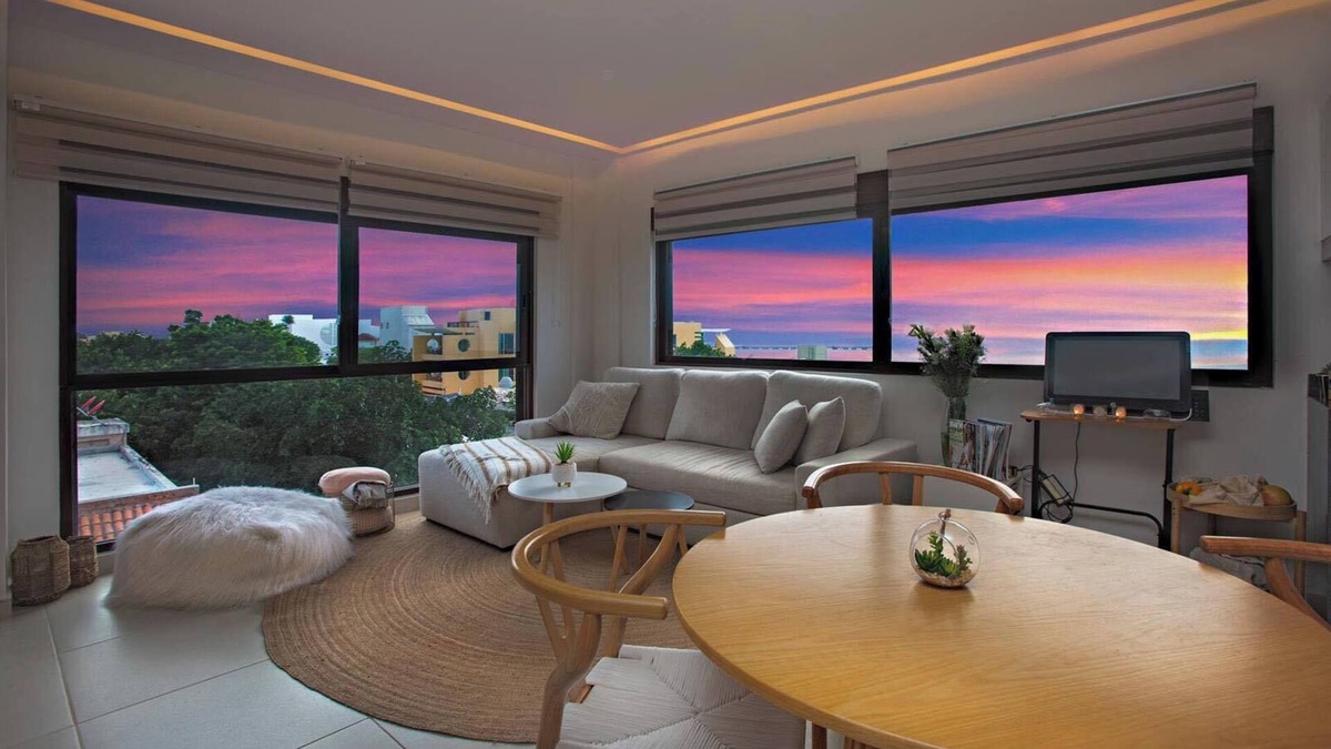Colonia Centro Condo | Spectacular 2BR Oceanview Condo w/Rooftop Pool!