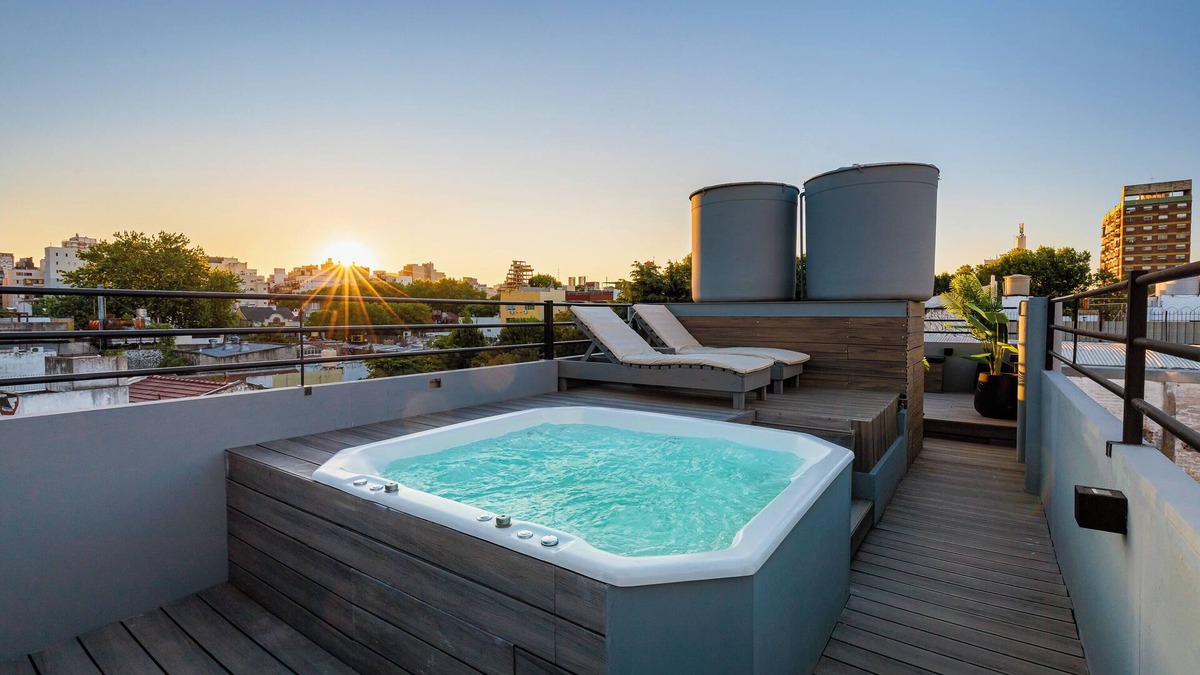 Pasteur House | Spectacular Brand New 3 story Private Home with Rooftop Jacuzzi Terrace in BA.