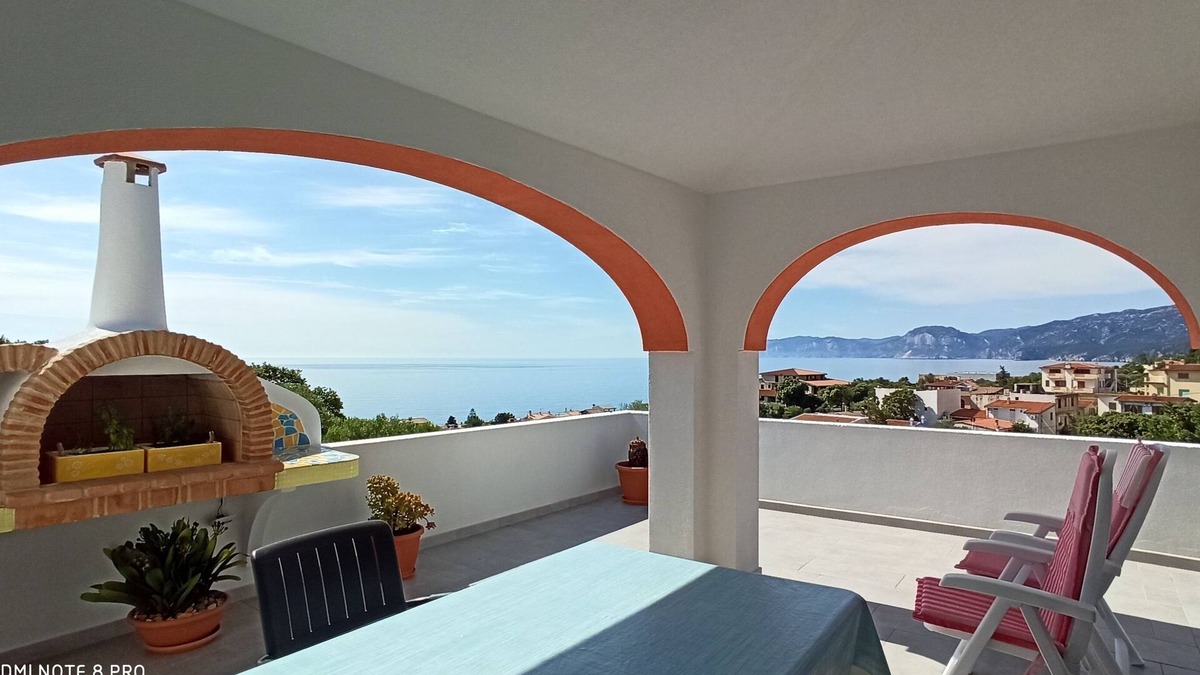 Cala Gonone Apartment | Spectacular Gulf View from Cannas House: Ideal for families, athletes