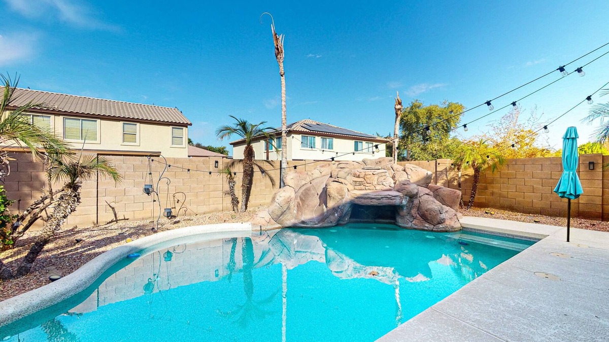Laveen Village House | Spectacular home with private pool & pool chiller, grill, loft w/games
