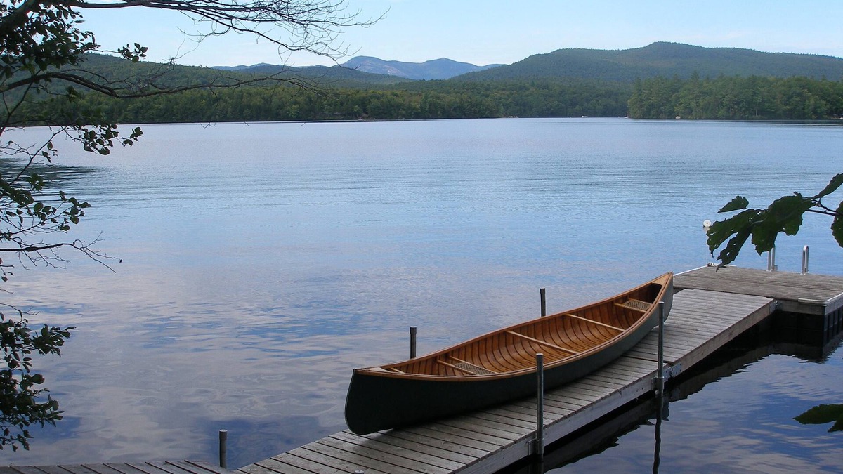 Lovell House | Spectacular Kezar Lake Property On Eastern Shore Of Upper Bay;white Mtn Sunsets