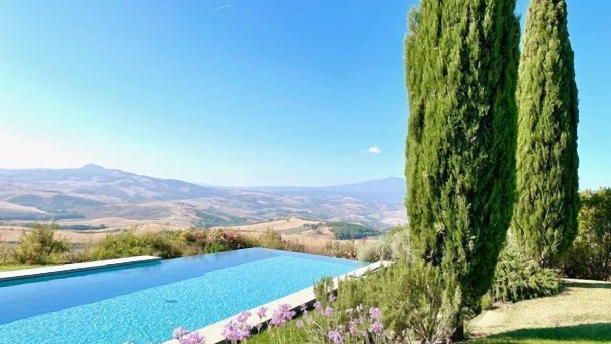 Sarteano Villa | Spectacular views from this villa for 8 in Valdorcia. Private Pool.