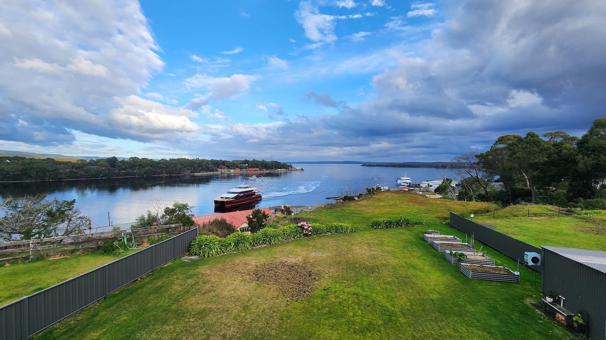 West Coast Tasmania House | Spectacular views of Macquarie Harbour from your very own private deck!