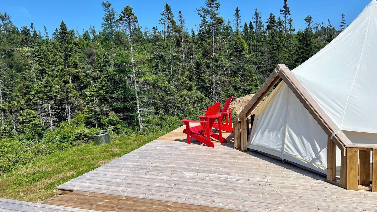 Big Lake RV Rental | Spruce Bell Tent near Peggy's Cove