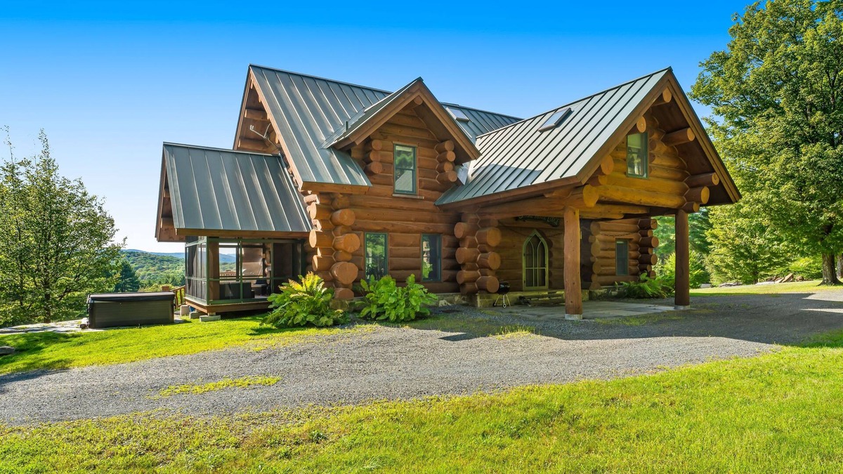 Hartland Four Corners House | Spruce Moose | Log Manor on 65 private acres