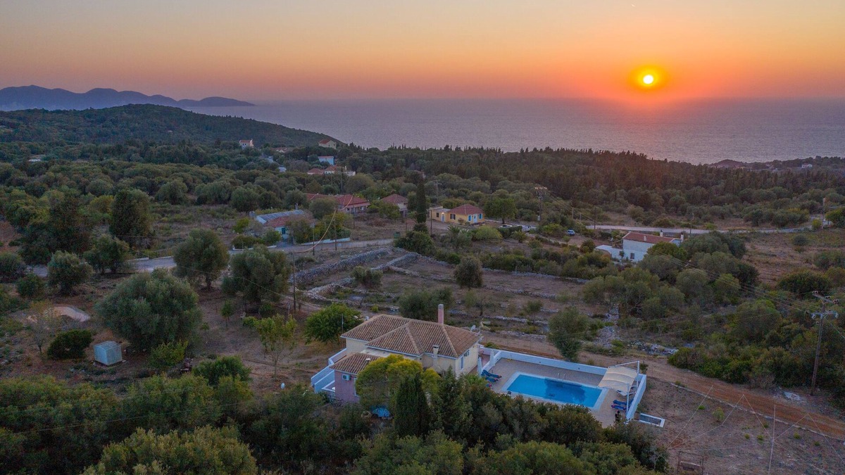 Markoulata Villa | Spyros Villa near Fiskardo, Private Pool Overflow 4x8m, panoramic sea view