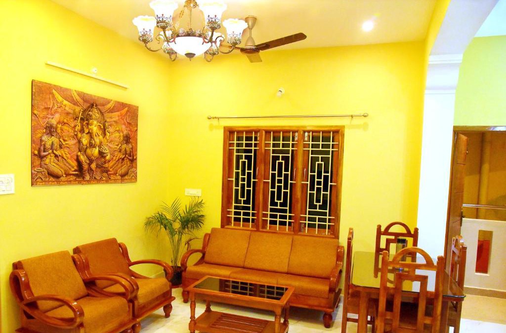Mothilal Nagar Apartment | Sri Apt Homestay A2 Family-Friendly 2BHK with Kitchen