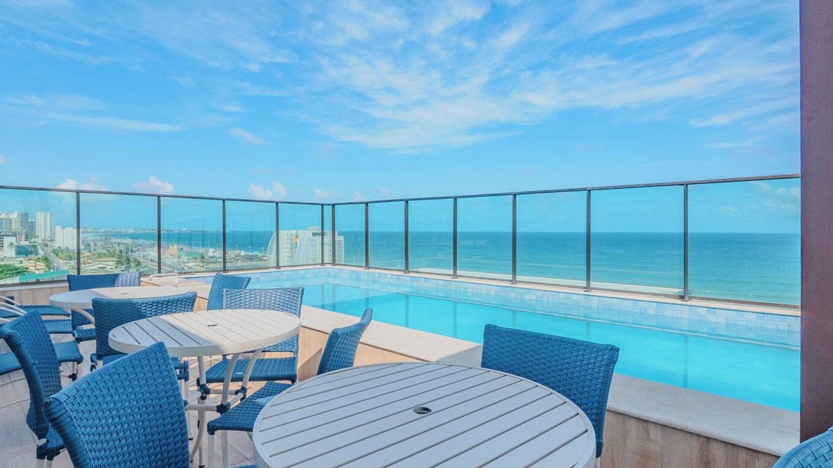 Boca do Rio Apartment | Stúdio com Wi-Fi próximo do mar com vista incrível