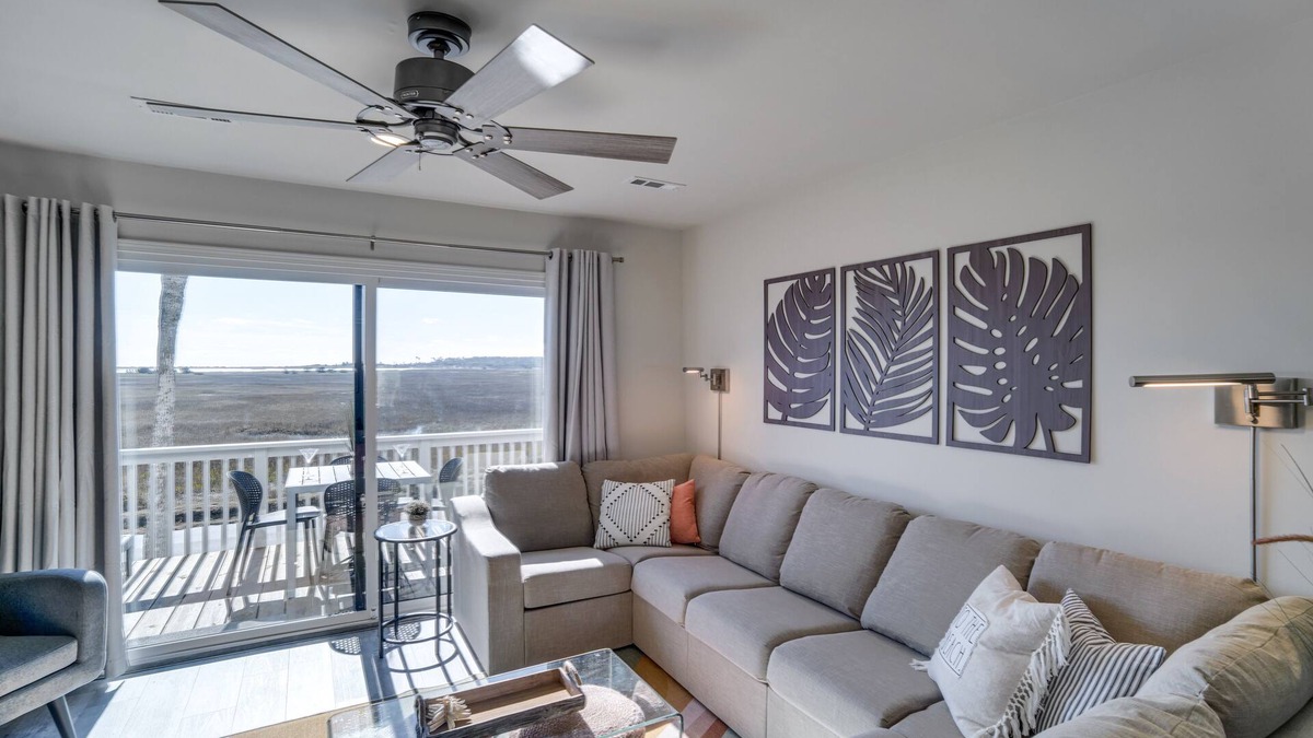 Oceanmarsh Subdivision Condo | St Helena Island Vacation Rental: Walk to Beach!