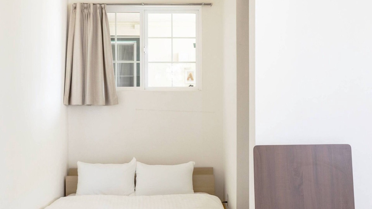 Fujikawaguchiko Apartment | Standard twin room double bed x 2 up to 4 peopl/Minamitsuru-gun Yamanashi