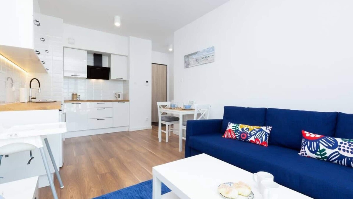 Nowy Port Apartment | Starowiejska 56 | Bright apartment | Parking