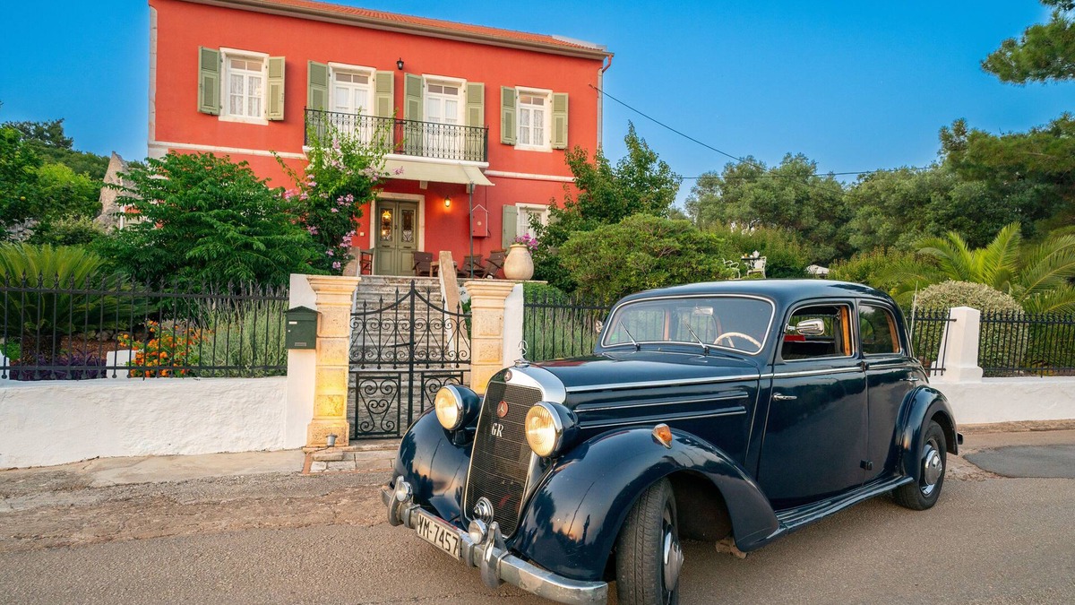 Markoulata Villa | Stavros Villa,Traditional Stone Villa built in 1923,Private Pool,Sea View