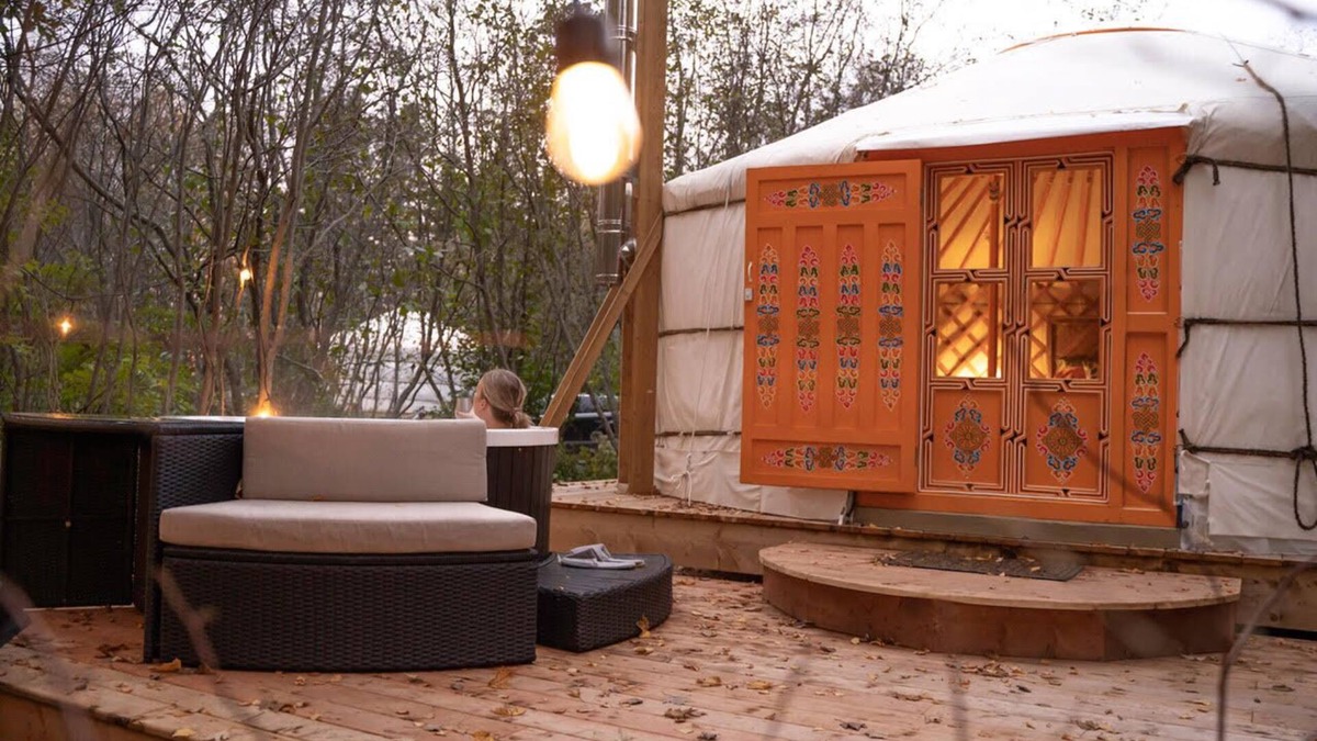 Lakeside House | Stay in an Authentic Mongolian Yurt with Private Hot Tub