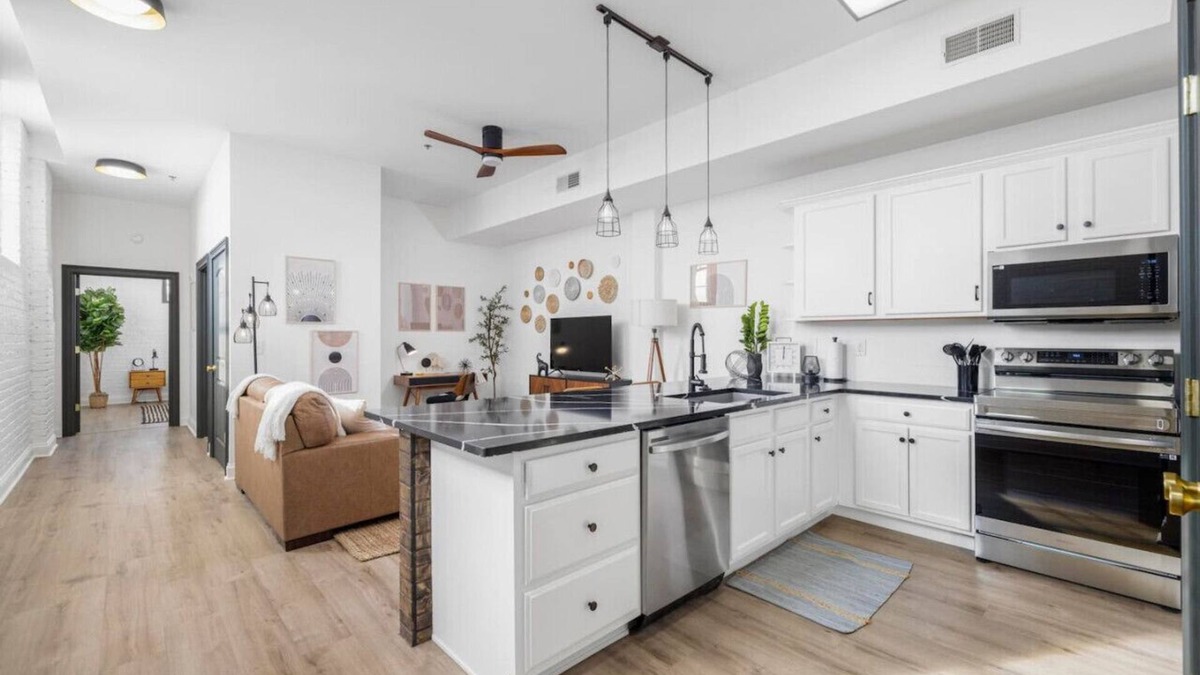 Johnson City Condo | Stay in heart of Johnson City - Urban Loft