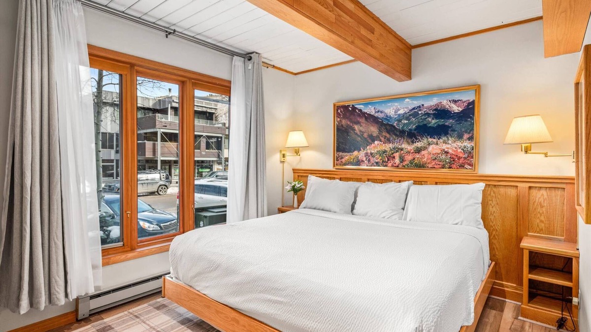 Aspen Condo | Stay In The Heart Of Aspen! Steps to Gondola, Shops, Dining. Wood FP, W/D, First Floor Easy Access!
